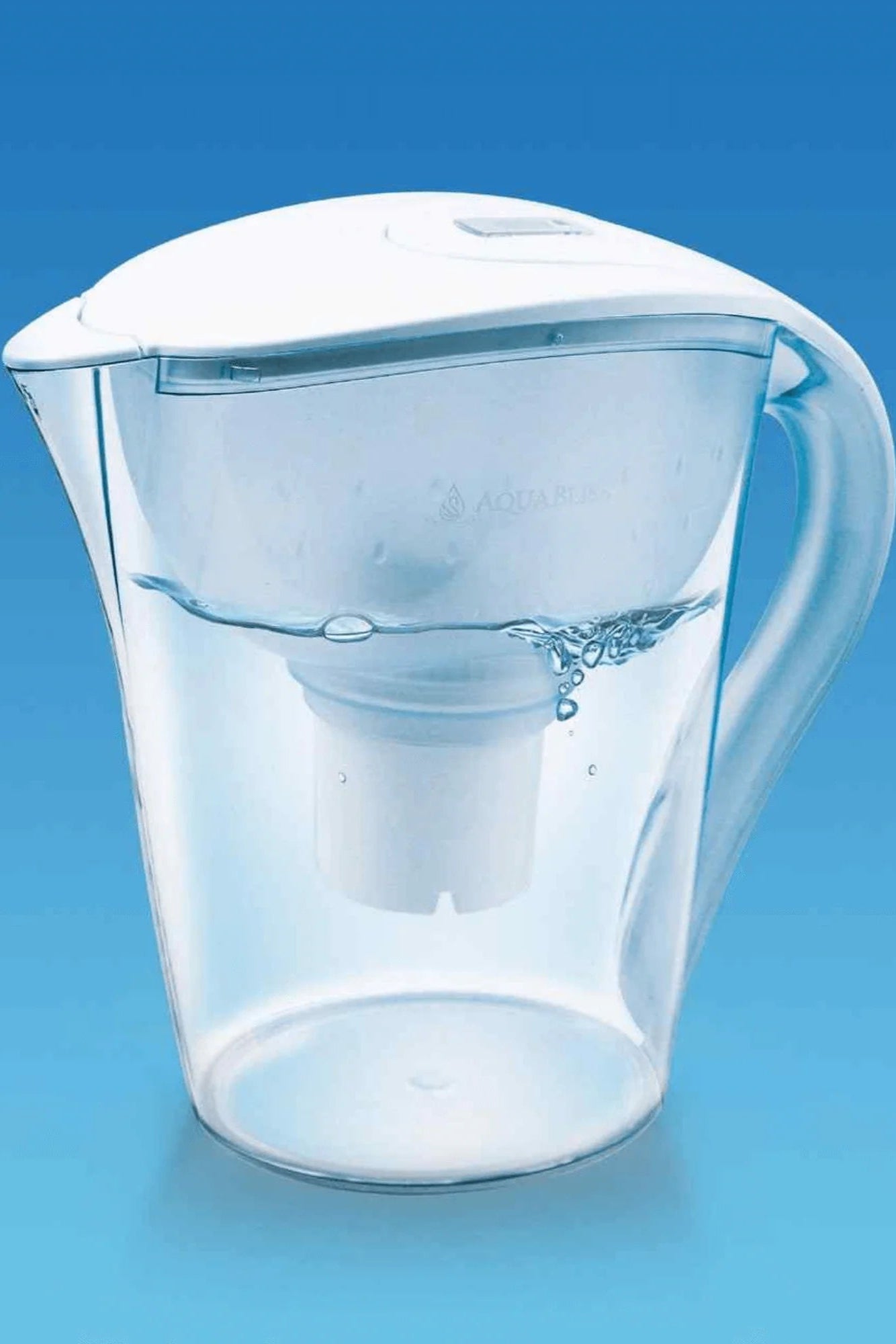 Aquabliss 10-Cup Water Filter Pitcher – Large Capacity, 3 XL Filters Included