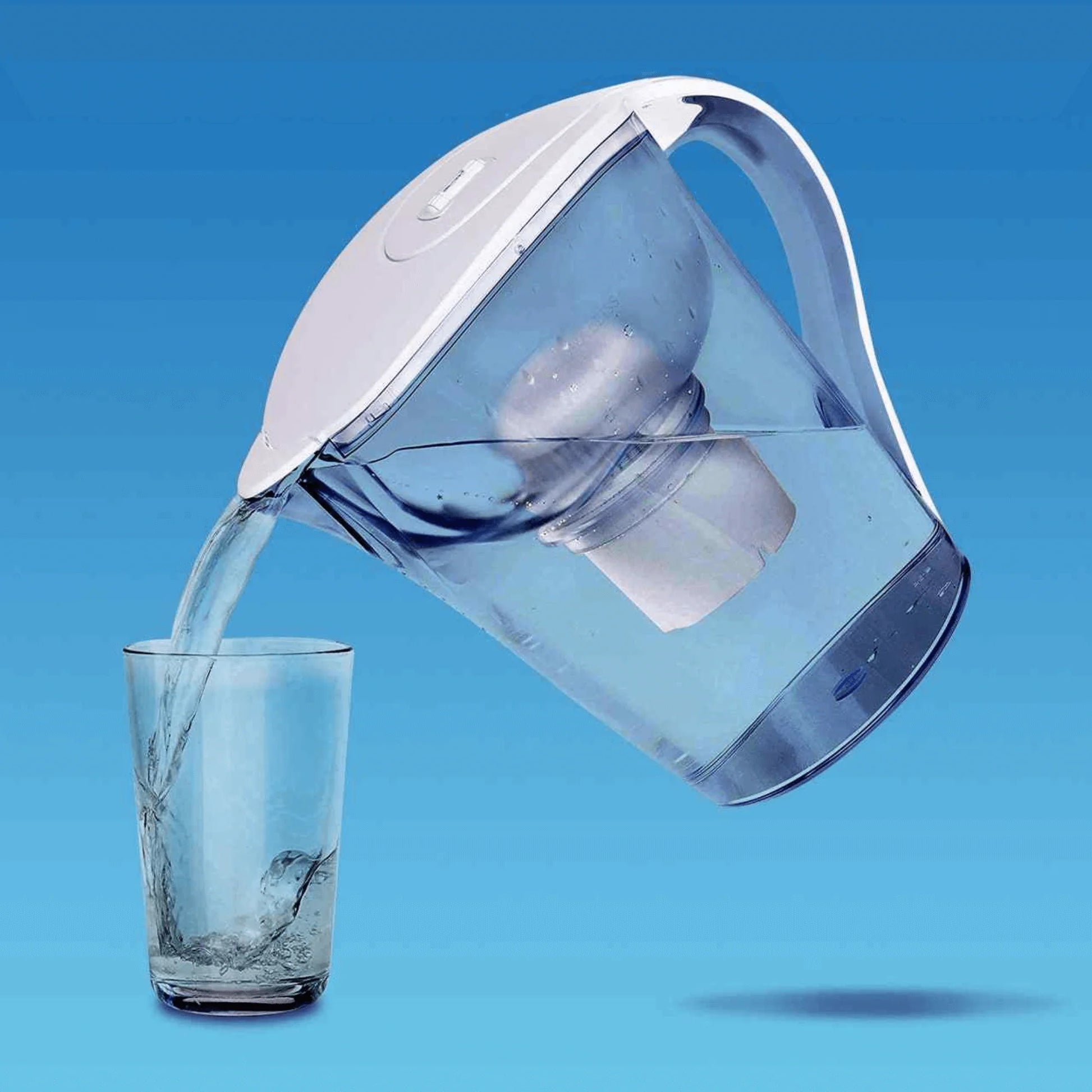 Aquabliss 10-Cup Water Filter Pitcher – Large Capacity, 3 XL Filters Included 